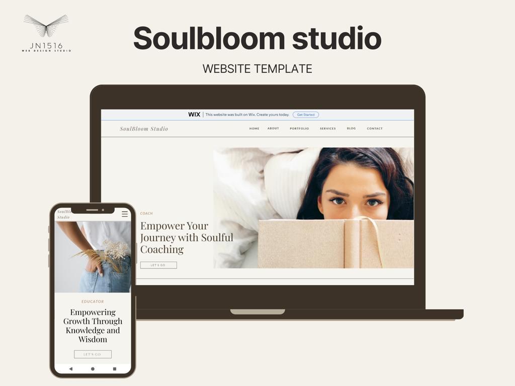 Soulbloom Studio - Moderna predloga za spletno stran