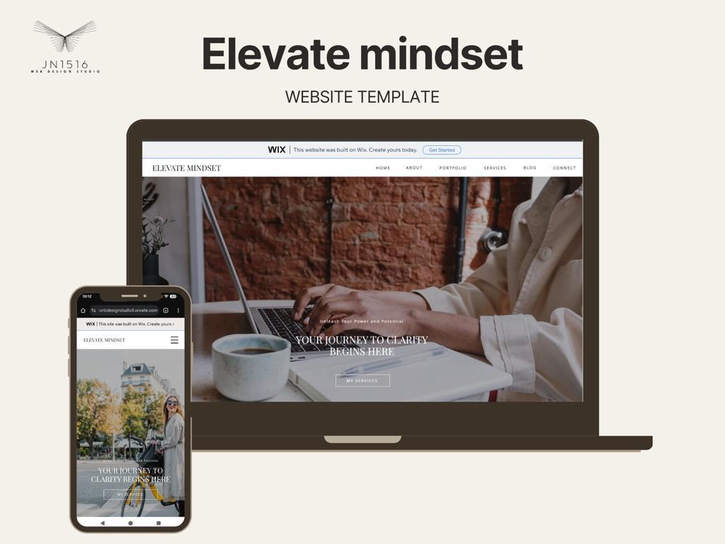 Elevate Mindset - Spletna stran za osebno rast
